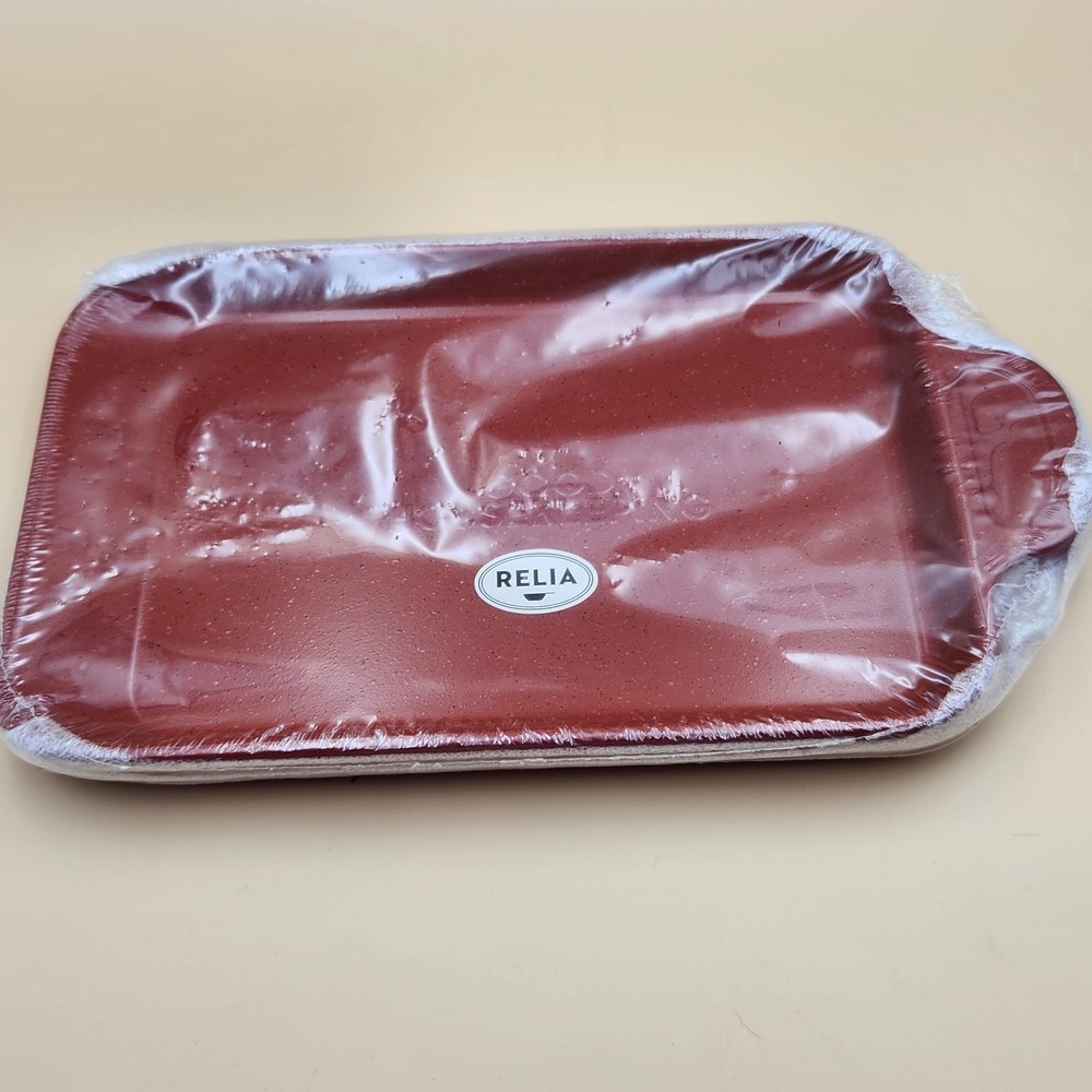 Good Housekeeping Relia-Pan Red Slide Off 3pc Cooking Baking Pans Sheets NEW